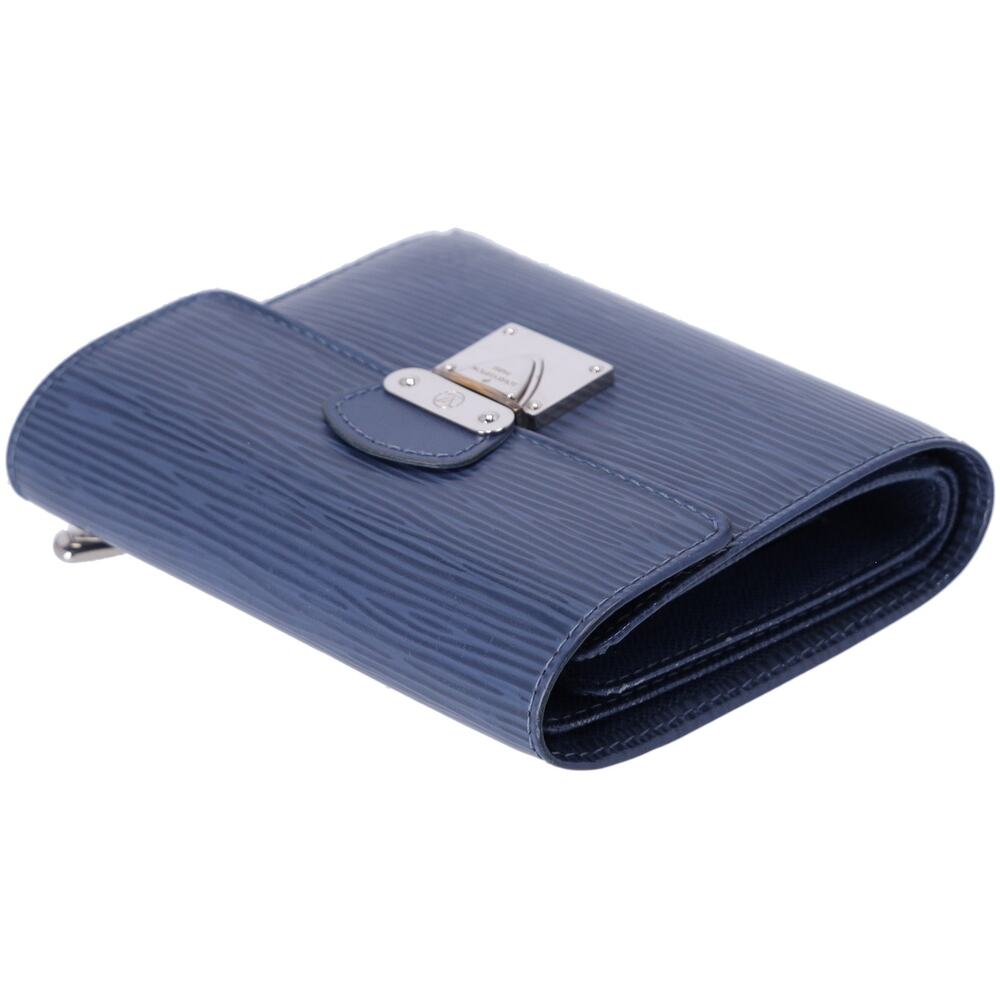Louis Vuitton Koala Trifold Wallet M5801G Blue Myrtilles Epi Leather - Picture 3 of 9